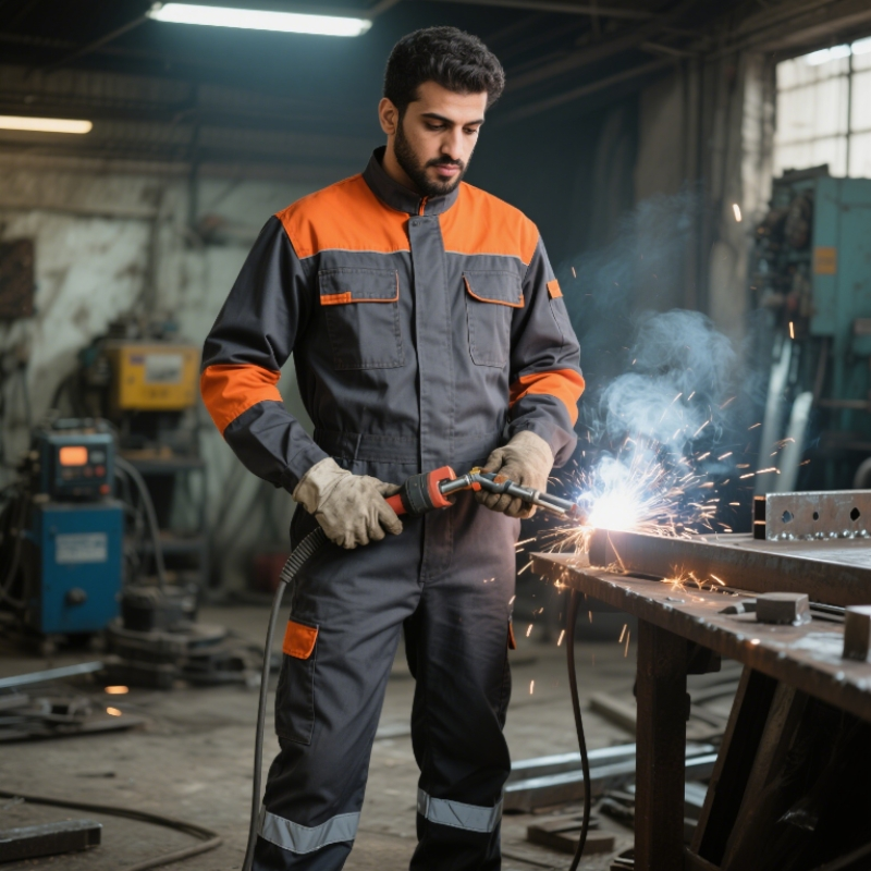 "Custom Long Sleeve Workwear Uniforms Wholesale – Durable Safety Engineering Clothing for Construction & Maintenance Teams – Bulk Factory Supply"