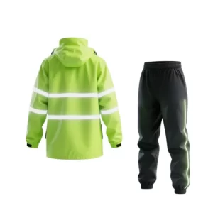 “High Visibility Sanitation Worker Two-Piece Uniforms Wholesale – Reflective Safety Workwear for Street Cleaning Crews – Durable Factory Direct Supply” - 图片 4