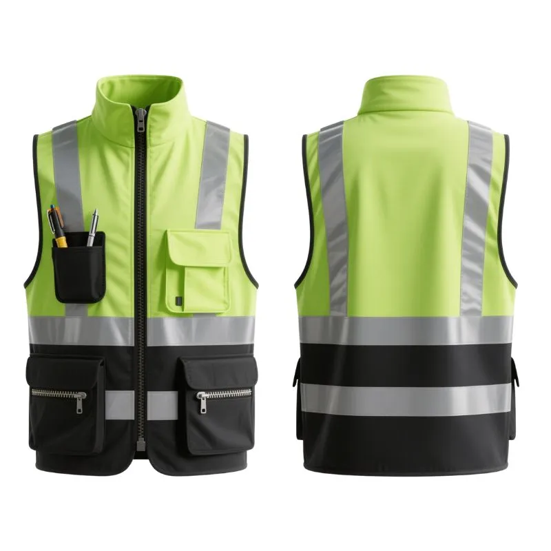“High Visibility Safety Vest Wholesale – Reflective Workwear for Construction, Road, and Industrial Workers – Durable Breathable Hi-Vis Vest with Multiple Pockets – Factory Direct Supply”