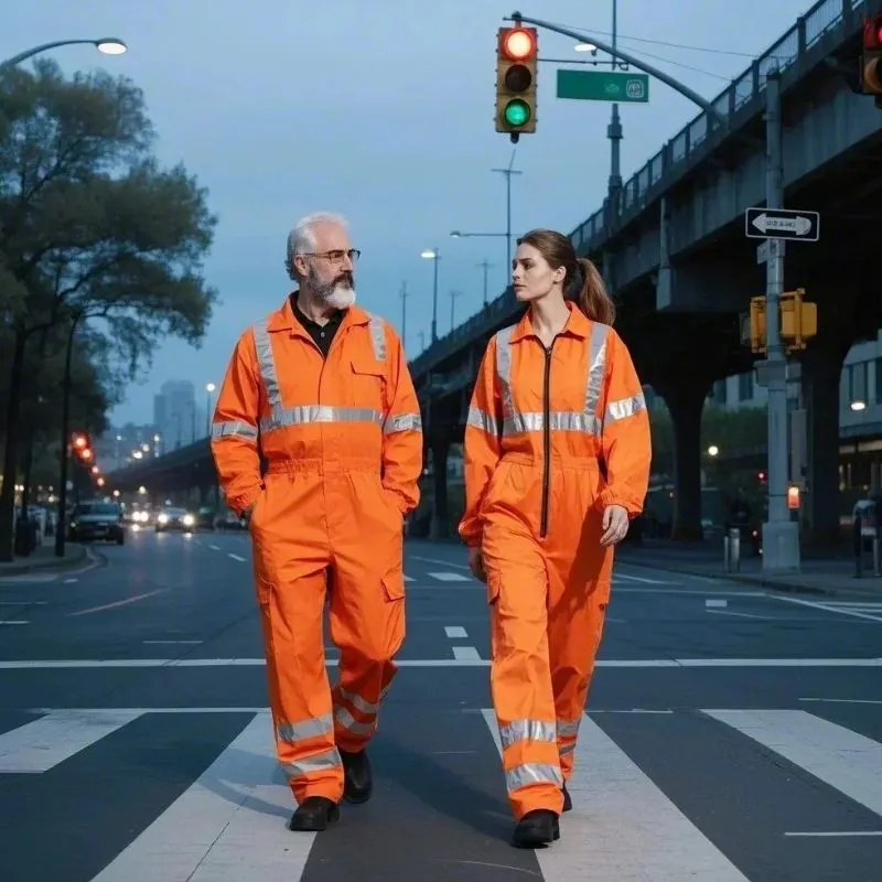 igh Visibility Coveralls Wholesale – Reflective Safety Workwear (3)